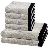 Cawö Sonstiges 4 X handdoek 2 X douchehanddoek - in set 6 pack Lifestyle Splash