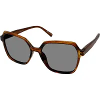 Vista Bonita MIRA – Zonneleesbril UV400 – Sterkte +3.00 – Kleur Amber Dawn – Oversized model - lichtgewicht montuur – Goede pasvorm – Met flexveren - Inclusief etui en doekje