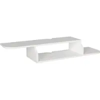 En.casa TV-meubel Kershaby zwevend 120x30x19 cm wit []