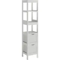 Vicco Vilda Badkamerkast – 30 x 144 cm met 2 laden Wit