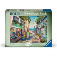 Ravensburger Seaview Lane - Flower Hill Lane - puzzel van 1000 stukjes