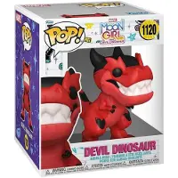 Funko POP! Moon Girl And Devil Dinosaur Verzamelfiguur Marvel Super Sized POP! Devil Dino 15 cm Rood
