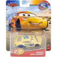 Disney and Pixar Cars Color Changers Dinoco Cruz Ramirez, Auto, 3 jaar, Metaal, Kunststof, Meerkleurig