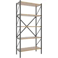 VCM Insasi5 wandkast 5 planken eik decor.