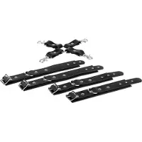 Rimba Hogtie-set met hand- en voetboeien