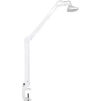 MAUL Klemlamp MAULwork, dimbaar, wit / opaal, Werkkamer / Kantoor, metaal, Modern, Klemlamp