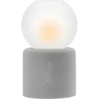 Solstickan Design Globe theelichthouder Ø9,5x17 cm Lichtgrijs