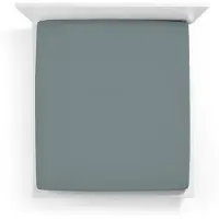 Bella Donna Jersey La Piccola Topperhoeslaken 100x210-220 cm cement-0219