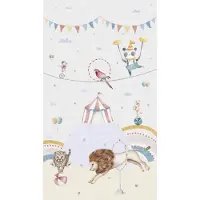 A.S. Création DIEREN IN HET CIRCUS FOTOBEHANG | Kinderkamer - Kleurrijk - Lilly & Luis