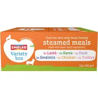 Smolke Smølke Tasty Variety Box combipack vers gestoomd nat hondenvoer 12 x 395 g