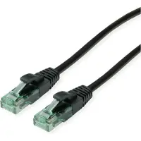Roline RM Patchkabel Cat.6A UTP, zwart, 15 m