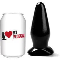 Gangbangster - Pika - Buttplug - 12 x 6 cm - PVC - Zwart