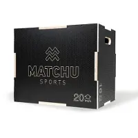 Matchu Sports Plyo box Small - Zwart - 16 x 20 x 24 inch - Hout