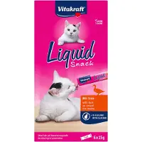 Vitakraft cat liquid snack eend & b-glucaan