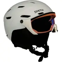 Smith Survey, ski helm met vizier, photochromic, wit