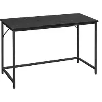 Vasagle Bureau met metalen frame, Zwart / 60 x 120 x 76 cm