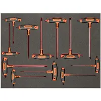 Bahco Foaminlay Fit&Go 3/3 met T-greepschroevendraaiers - 12-delig - FF1A1011