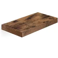 Vasagle Zwevende plank voor boeken en decoraties, Vintage bruin