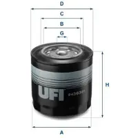 Ufi 24.363.01 Brandstoffilter