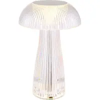 Globo LED tafellamp Gixi, zilverkleurig, hoogte 25 cm, CCT
