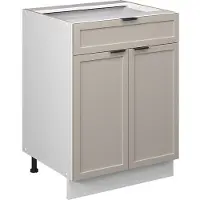 Vicco Fame-Line Keukenonderkast – 60 cm met lade, zonder werkblad GrijsBeige