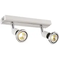 Fantasia ROBUS spot 2xGU10 5W LED incl. wit/chroom
