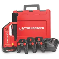 Rothenberger Persmachine ROMAX COMPACT III Set U16-20-25 | 18 Volt, 1x 2,0 Ah accu, EU, CAS