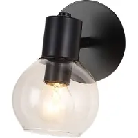 Fantasia OSIRA Wand licht 1x E14 helder glas + schakelaar