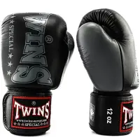 Twins special - bokshandschoenen - BGVL8 - Zwart/Grijs - 16oz