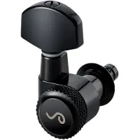 Schaller M6 Pin Locking 3L3R Black - Stemmechaniek voor gitaar