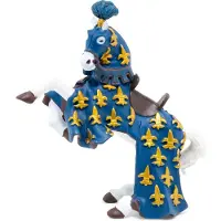 Papo Blauw Prins Philip Paard - H: 8 cm - - OneSize - Speelgoeddieren