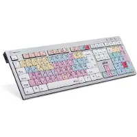 Logickeyboard Avid Pro Tools UK (PC/Slim) (Eng. Int., Bedraad), Toetsenbord, Veelkleurig