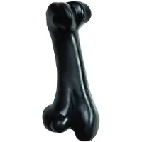 Flamingo Honden speelgoedbot Gladiator rubber zwart 22 cm 502092 online kopen