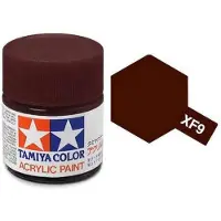 Tamiya Hobbyverf Acrylverf - XF-9 Hull Red - Matt - Acryl - 23ml Verf potje - 23 ml