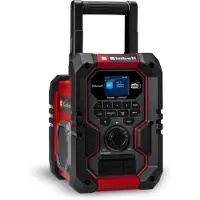 Einhell 3407995 – TE-CR 18 Li DAB+/FM/BT Solo Accu Bouwradio met Bluetooth en kleurendisplay