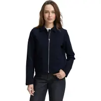 Tom Tailor regular fit korte blazer van katoenmix