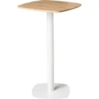 Beliani MORELLA - Statafel - Lichtbruin/Wit - 60 x 60 cm - MDF