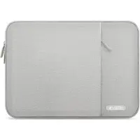 Tech-Protect Nylon MacBook 13 / 14 Inch Sleeve Grijs