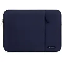 Tech-Protect Nylon MacBook 13 / 14 Inch Sleeve Blauw