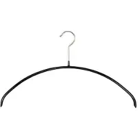 Mawa Kledinghanger voor bovenkleding, zwart antislip