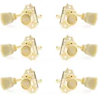 Fame 373KSK Locking Tuners 3+3 Gold - Stemmechaniek voor gitaar