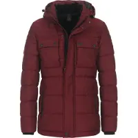 Casa Moda Regular Fit Buitenjas rood, Effen