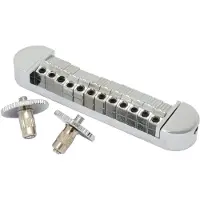 Duesenberg 12-String Bridge Chrom, M4, Abst. 73,5mm - Gitaaronderdeel