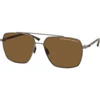 Porsche Design Zonnebril - - P8974 - Metaal - 61/15/145 - Grijs/Olijf