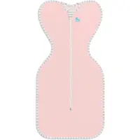 Love to Dream Babyslaapzak Swaddle Up - Inbakeren - Baby 3-6 maanden - 6-8.5 kg - All season - 1.0 TOG - Oud roze