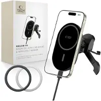 Tech-Protect Sano MagSafe Ventilatierooster Autohouder En Oplader