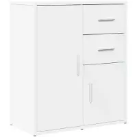 vidaXL Dressoir, wit, 60x31x70 cm, houtvezel