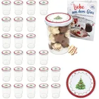 MamboCat Set van 25 bekers 435 ml To 82 Christmas dream deksel incl. receptenboekje