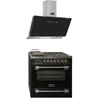 Kaiser - gasfornuis - afzuigkap - 90 cm - HGE 93505 S - AT 9430 F ECO - afzuigkap 90 cm