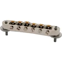 Göldo Tunamatic Rollerbridge, M4 nikkel Vintage, Abstand 73,5mm - Gitaaronderdeel